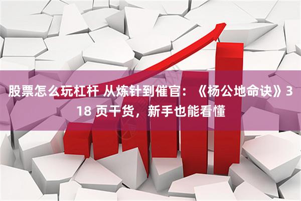 股票怎么玩杠杆 从炼针到催官：《杨公地命诀》318 页干货，新手也能看懂