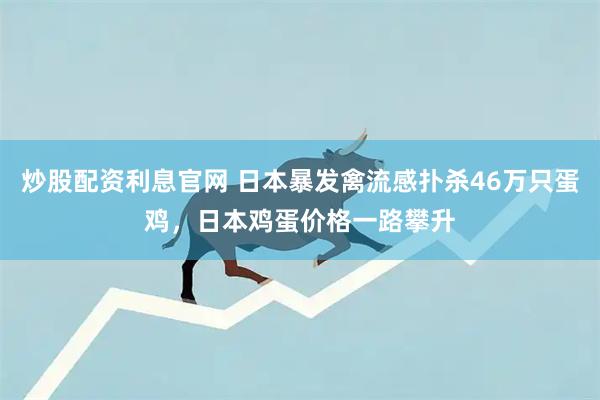 炒股配资利息官网 日本暴发禽流感扑杀46万只蛋鸡，日本鸡蛋价格一路攀升