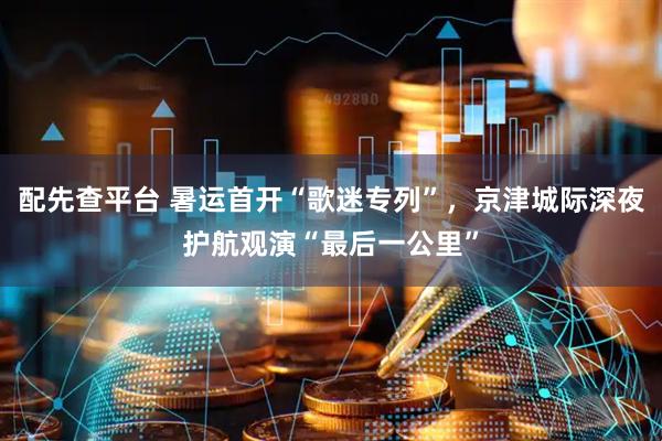 配先查平台 暑运首开“歌迷专列”，京津城际深夜护航观演“最后一公里”